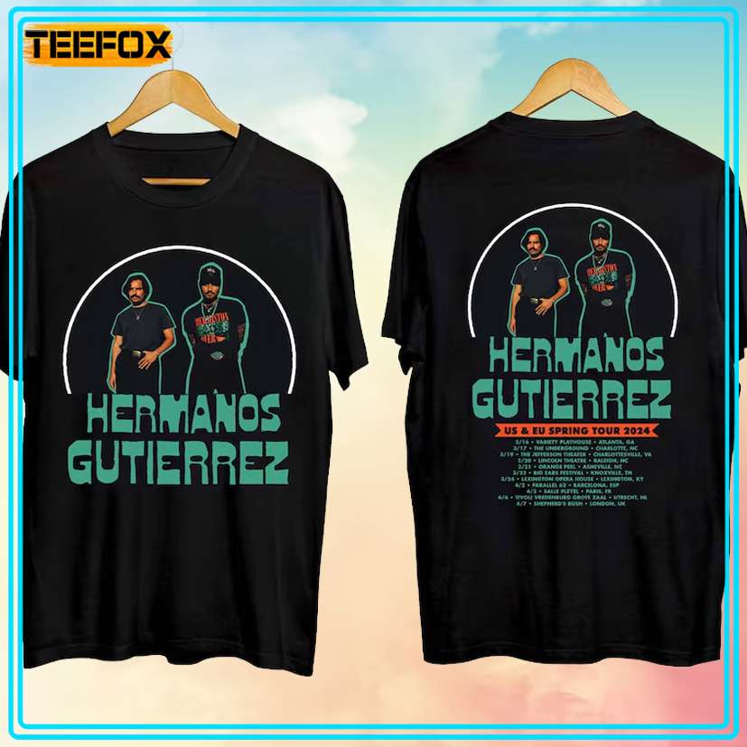 Hermanos Gutierrez US Spring Tour 2024 Concert T-Shirt