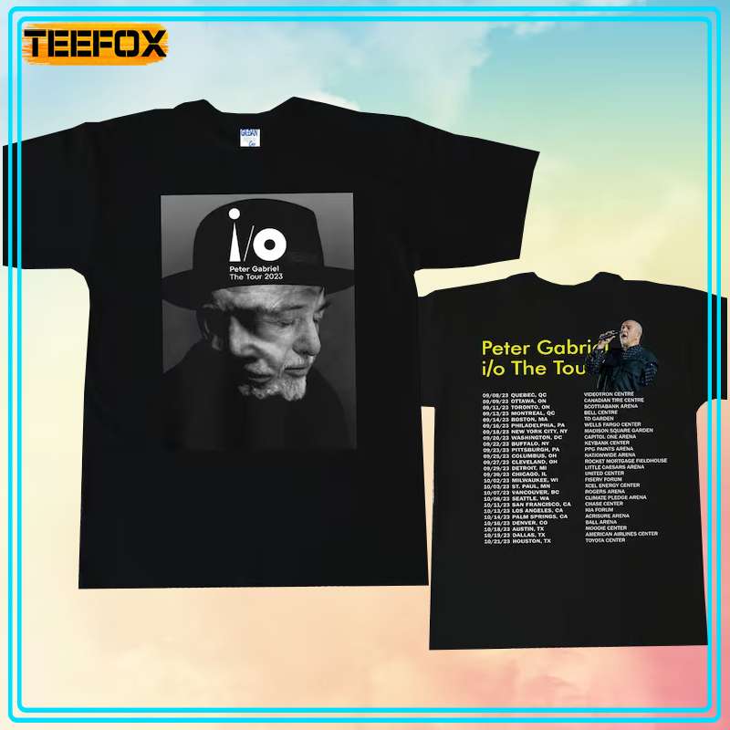 IO The Tour 2023 Peter Gabriel Short-Sleeve T-Shirt