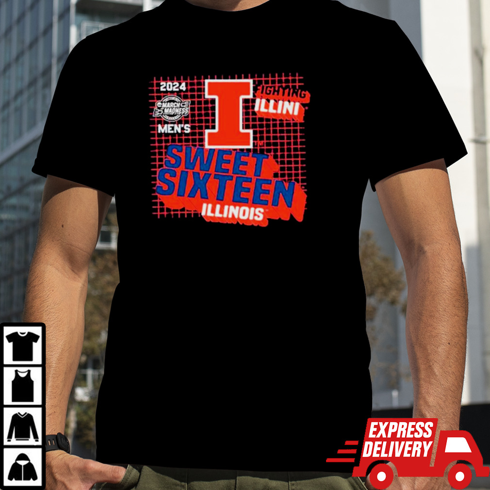 Illinois Fighting Illini 2024 Men’s Basketball Sweet Sixteen shirt