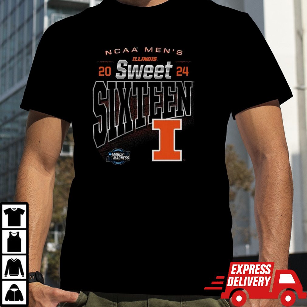 Illinois Fighting Illini 2024 NCAA Men’s Sweet Sixteen Shirt