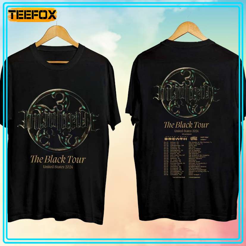 Imminence The Black Tour 2024 Concert T-Shirt