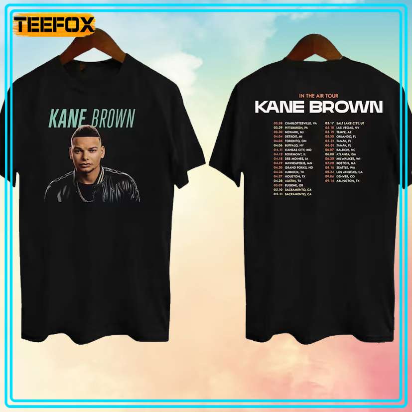 In The Air Tour 2024 Kane Brown Concert T-Shirt