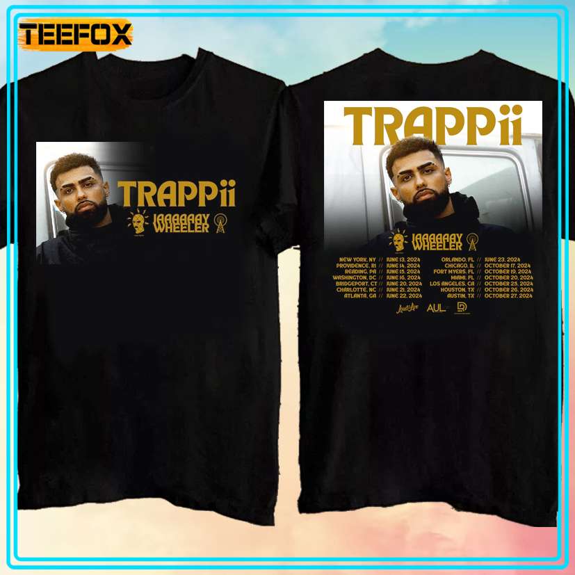 Jay Wheeler Trappii Tour Concert 2024 T-Shirt