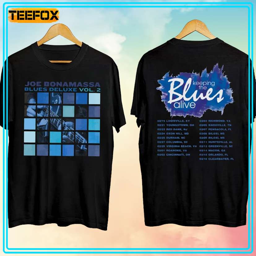 Joe Bonamassa Blues Deluxe Vol 2 Tour 2024 T-Shirt