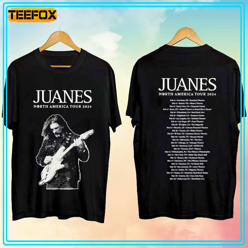 Juanes North American Tour Concert 2024 Short-Sleeve T-Shirt