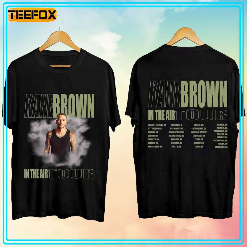 Kane Brown In The Air Tour 2024 Concert Unisex T-Shirt