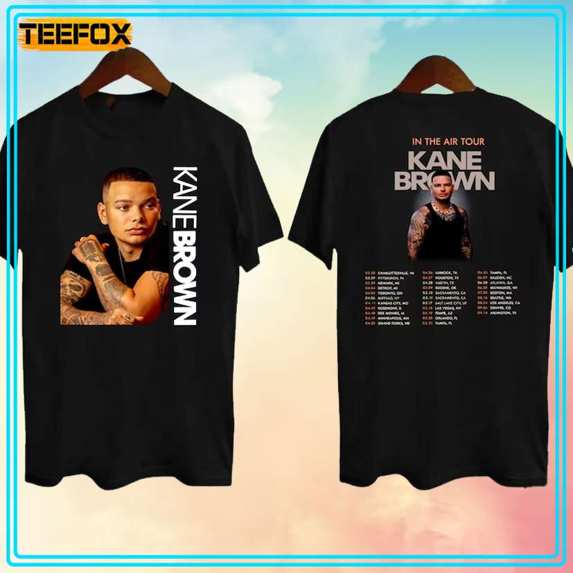 Kane Brown In The Air Tour 2024 Music T-Shirt