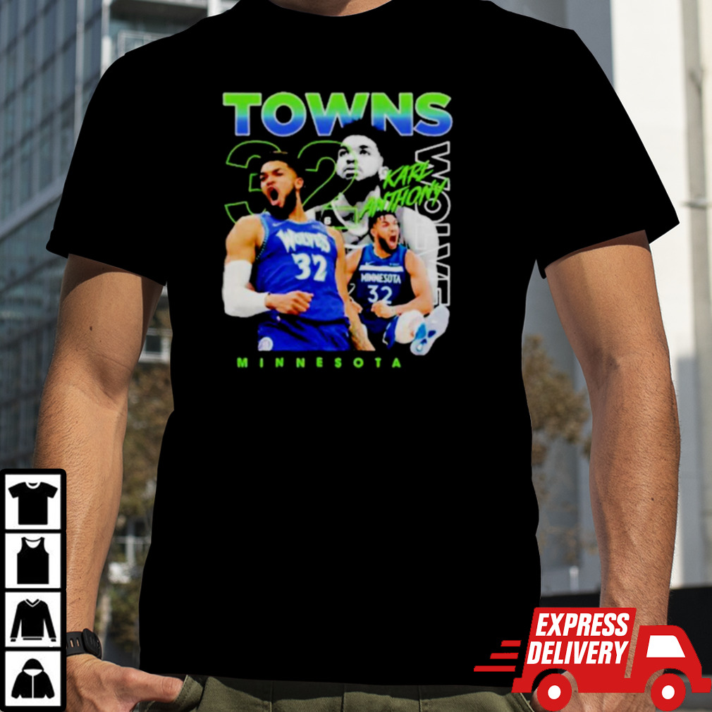 Karl Anthony 32 Towns Minnesota Basketball Player shirt