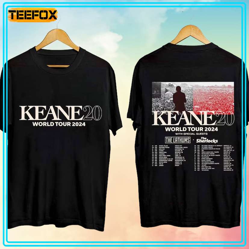 Keane World Tour 2024 Unisex T-Shirt