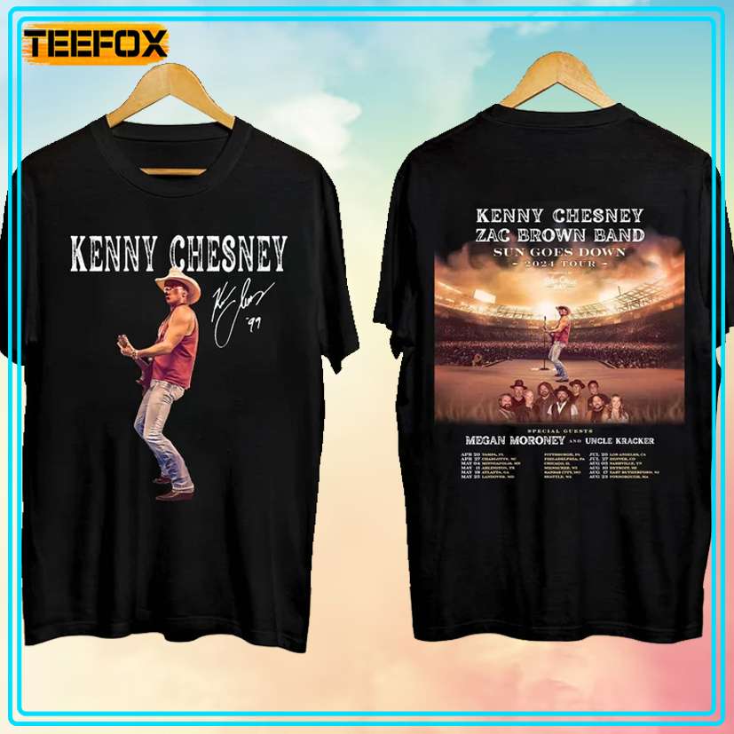 Kenny Chesney Sun Goes Down Tour 2024 Concert T-Shirt