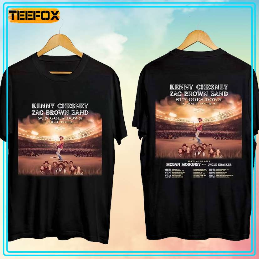 Kenny Chesney Sun Goes Down Tour 2024 Country Music T-Shirt