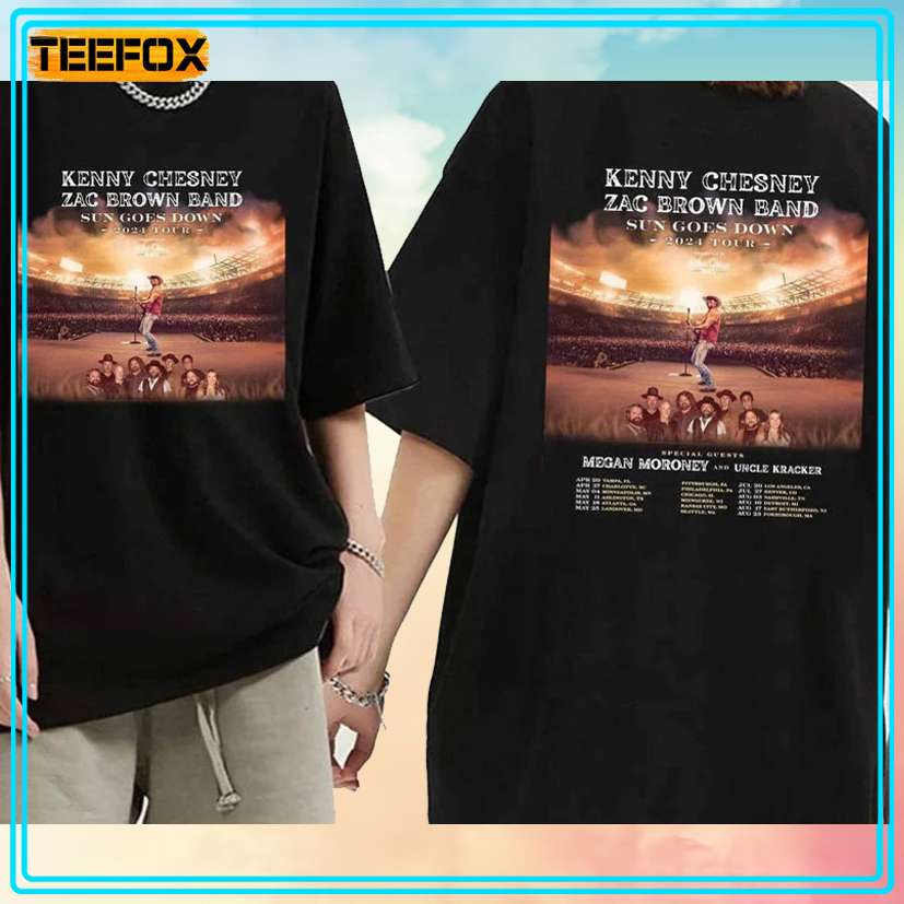 Kenny Chesney Sun Goes Down Tour 2024 Music T-Shirt