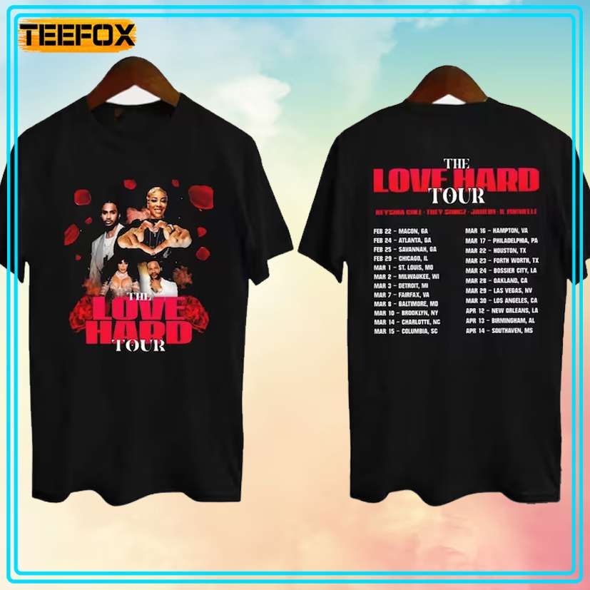 Keyshia Cole The Love Hard Tour 2024 Concert T-Shirt