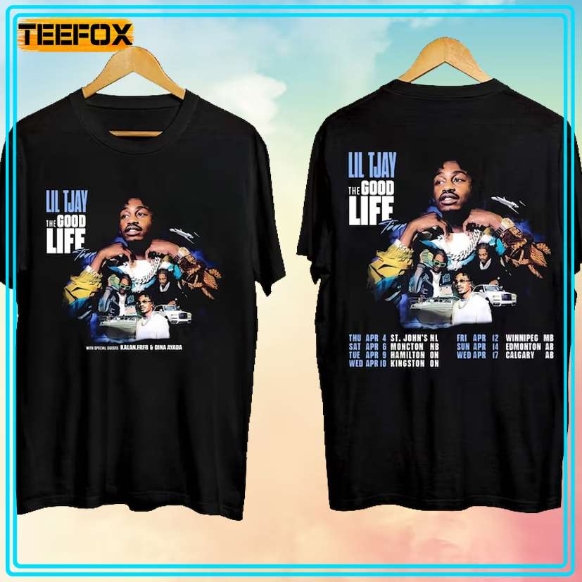 Lil Tjay The Good Life Tour Canada 2024 Unisex T-Shirt