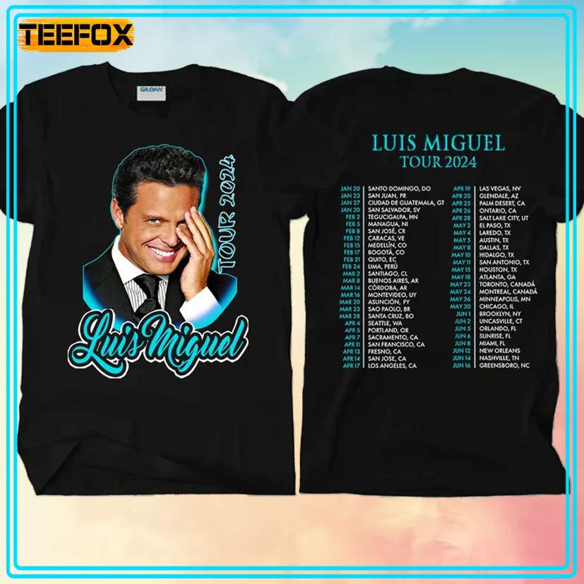 Luis Miguel Tour Concert 2024 T-Shirt