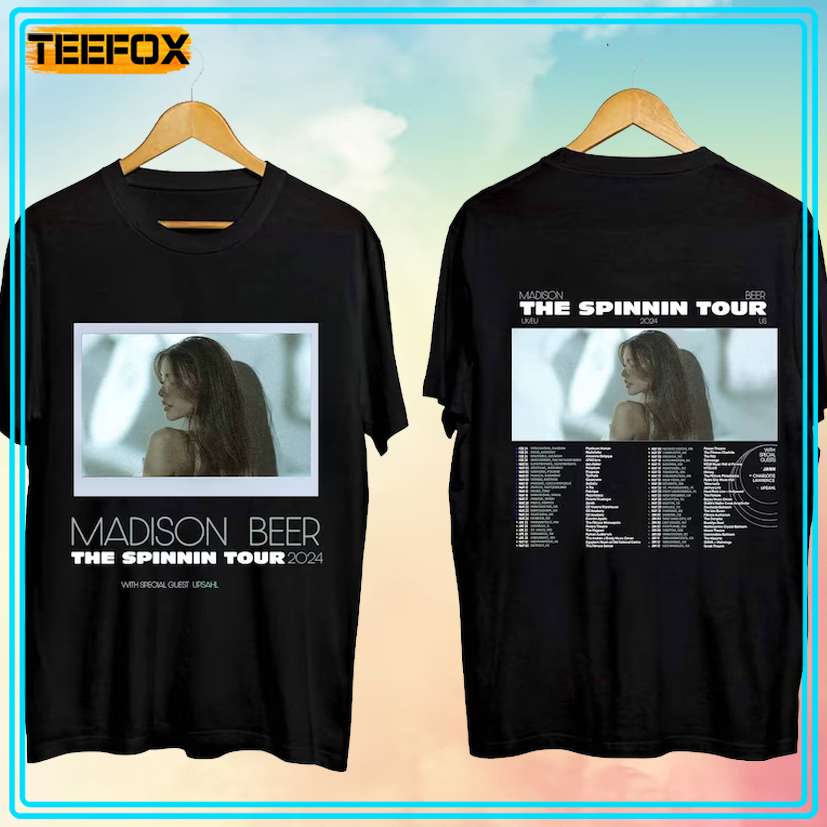 Madison Beer The Spinning Tour 2024 Concert T-Shirt