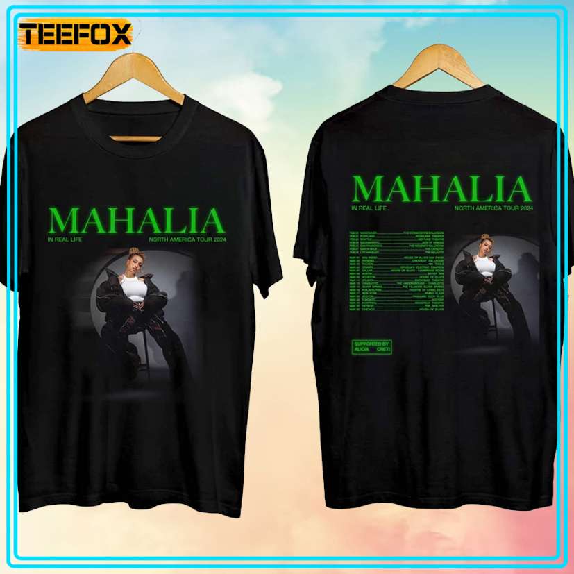 Mahalia In Real Life Tour 2024 Unisex T-Shirt