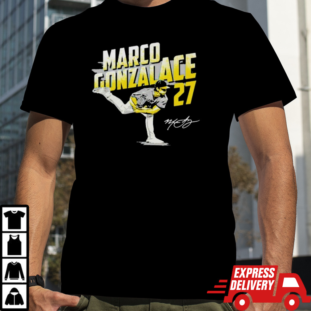 Marco Gonzalace Gonzales Pittsburgh Pirates signature T-Shirt