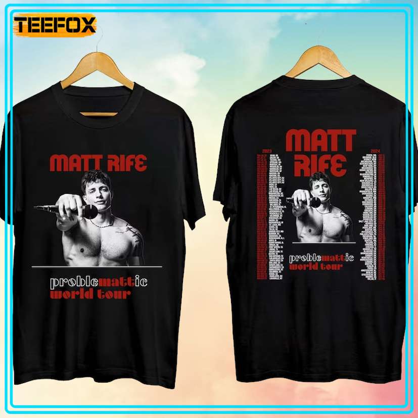 Matt Rife ProbleMATTic World Tour 2024 T-Shirt