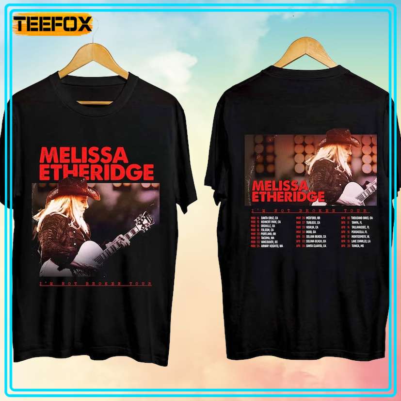 Melissa Etheridge I'm Not Broken US Tour 2024 T-Shirt