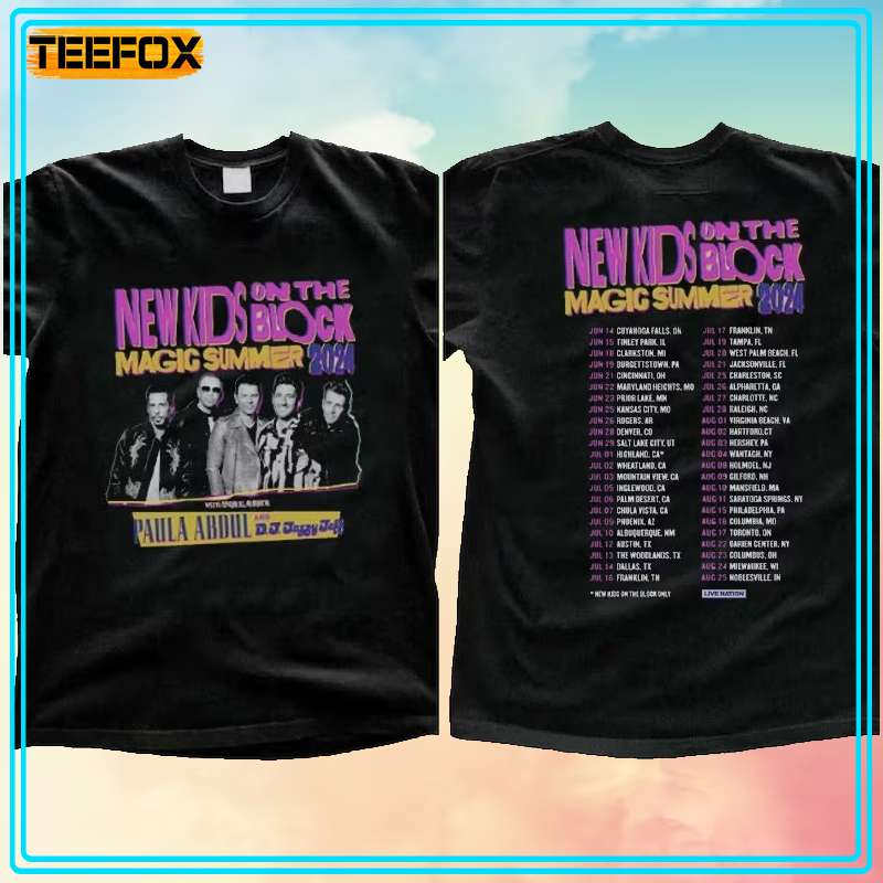 NKOTB Magic Summer 2024 Tour Short-Sleeve T-Shirt