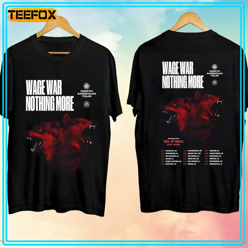 Nothing More and Wage War Spring US Tour 2024 T-Shirt