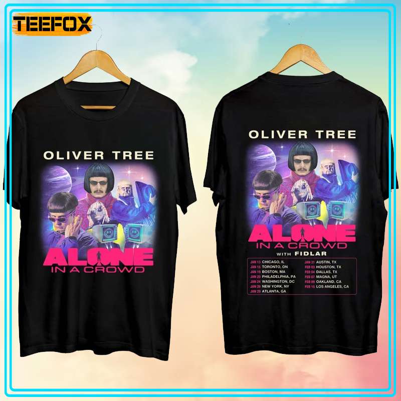 Oliver Tree Alone In a Crowd Tour 2024 Concert T-Shirt