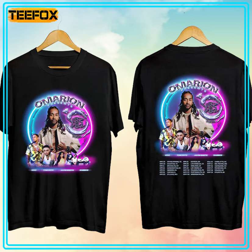 Omarion The Vbz On Vbz Tour 2024 Concert T-Shirt