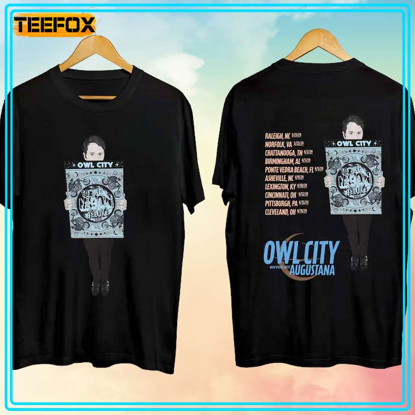 Owl City To The Moon Tour 2024 Concert T-Shirt