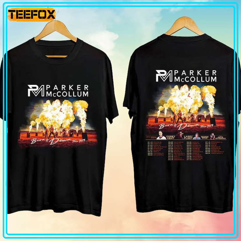 Parker McCollum Burn It Down Tour 2024 T-Shirt