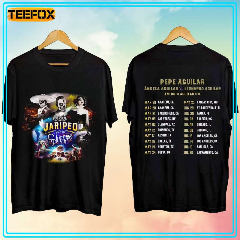 Pepe Aguilar Jaripeo Hasta Los Huesos Tour 2024 Short-Sleeve T-Shirt