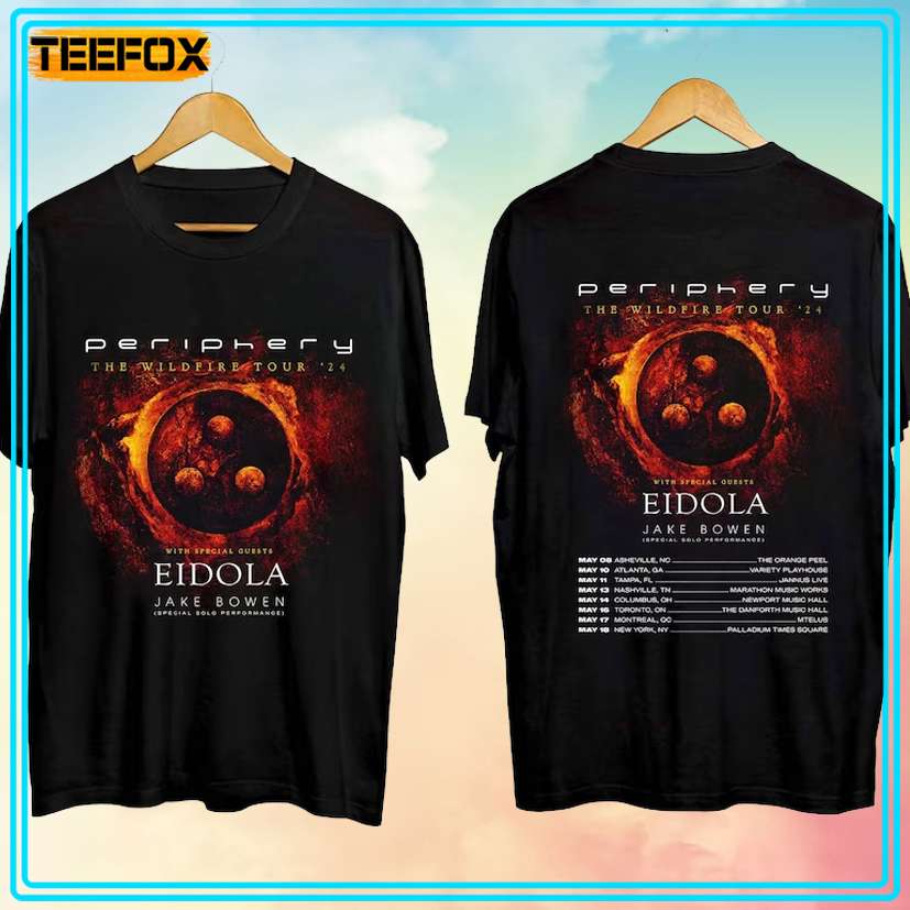 Periphery The Wildfire Tour 2024 Unisex T-Shirt