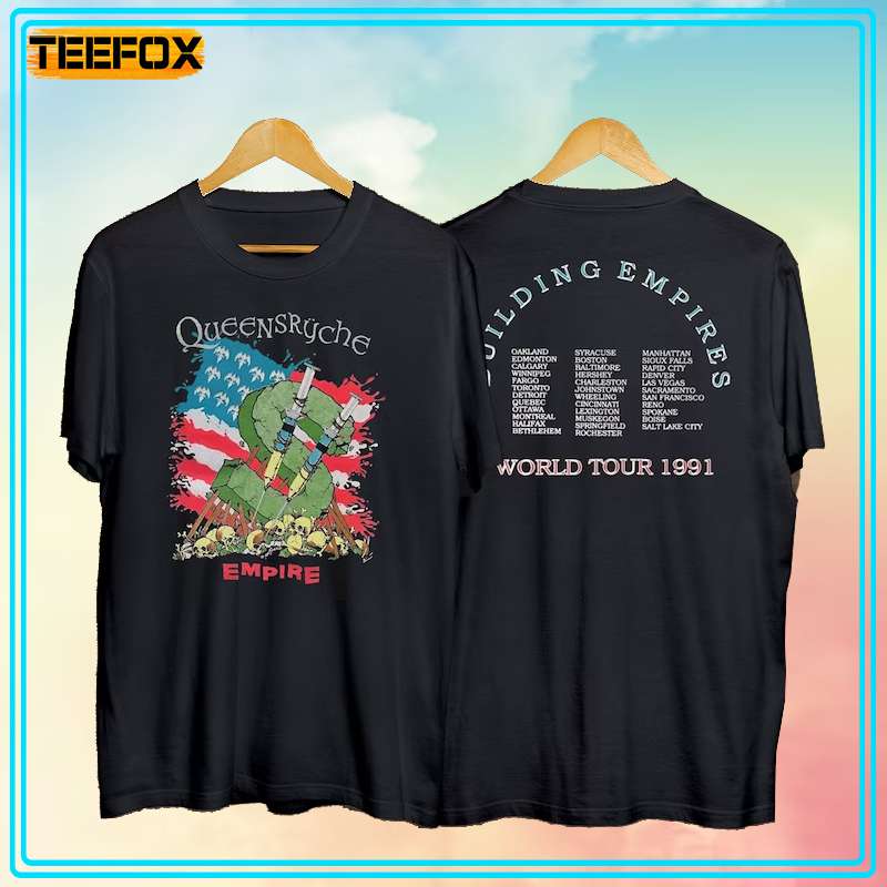 Queensryche Empire Building Empires Tour Pushead Short-Sleeve T-Shirt