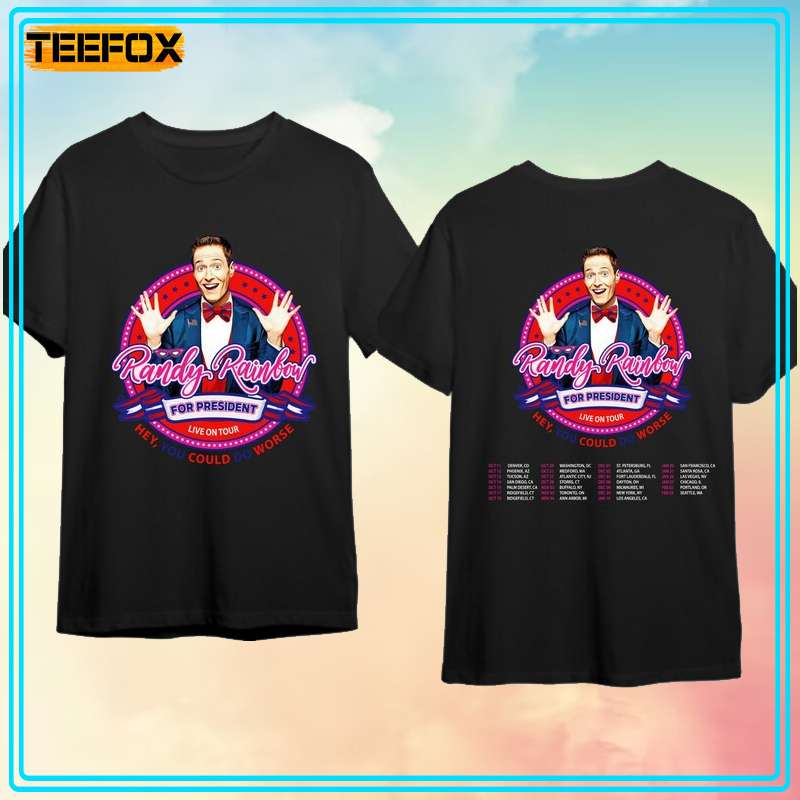 Randy Rainbow For President Tour 2023 Short-Sleeve T-Shirt