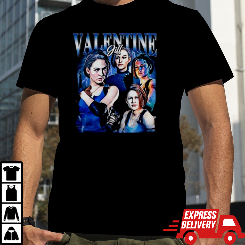 Resident Evil video games Jill Valentine character shirt