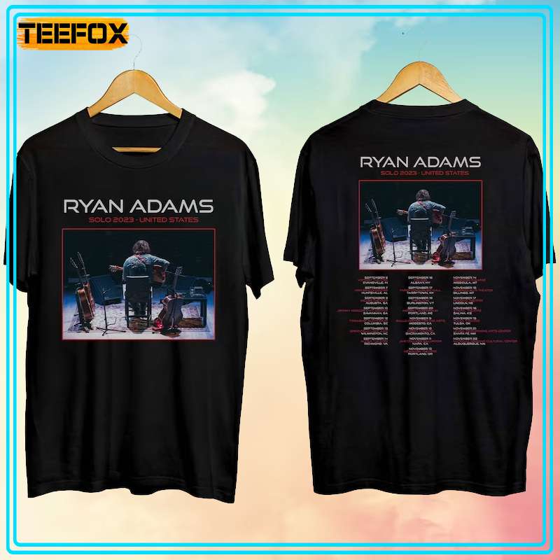 Ryan Adams USA Fall Solo Tour 2023 Short-Sleeve T-Shirt