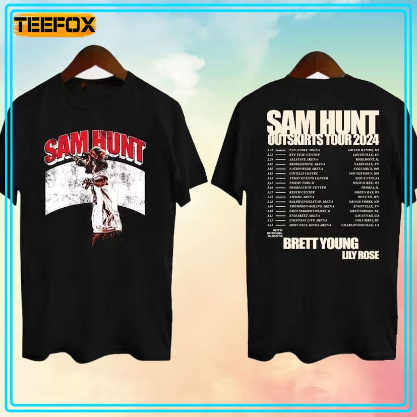 Sam Hunt Outskirts Concert 2024 Unisex T-Shirt