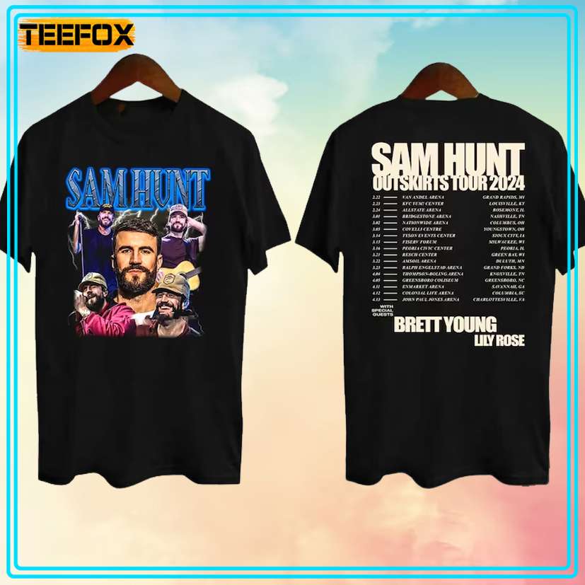 Sam Hunt Outskirts Tour 2024 T-Shirt