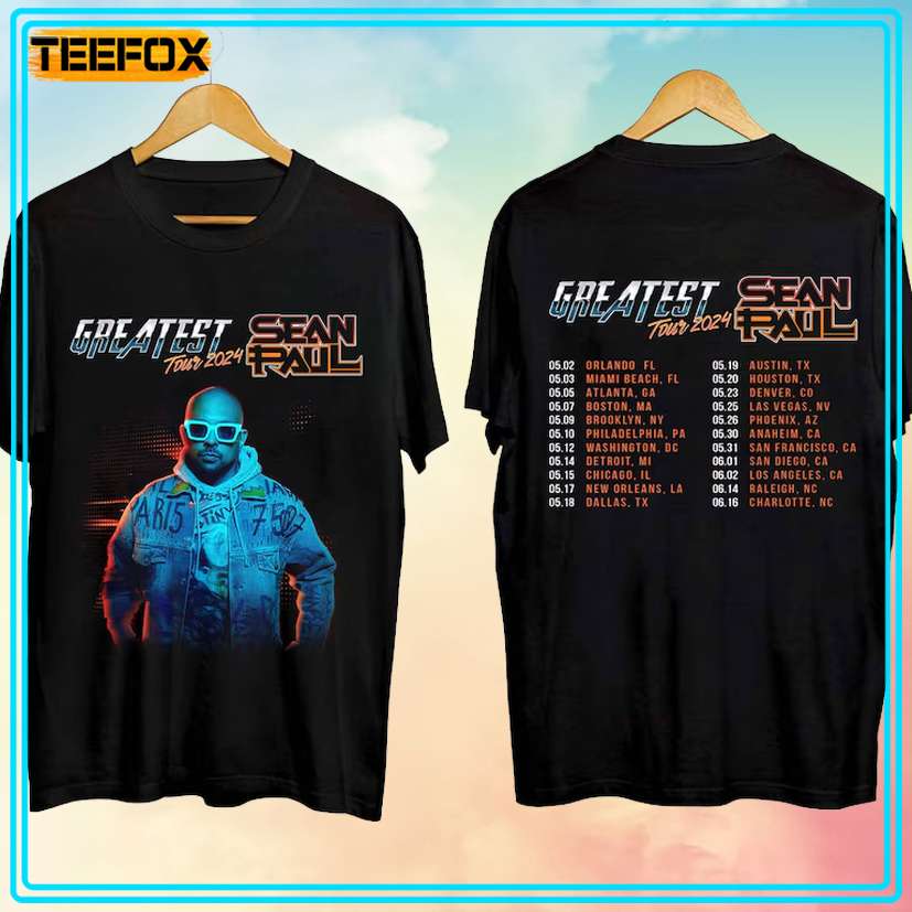 Sean Paul The Greatest Tour 2024 Concert T-Shirt