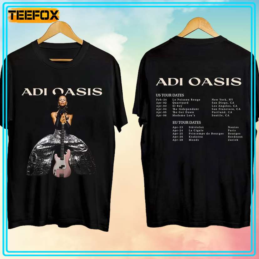 Serena Adi Oasis Tour Dates 2024 T-Shirt