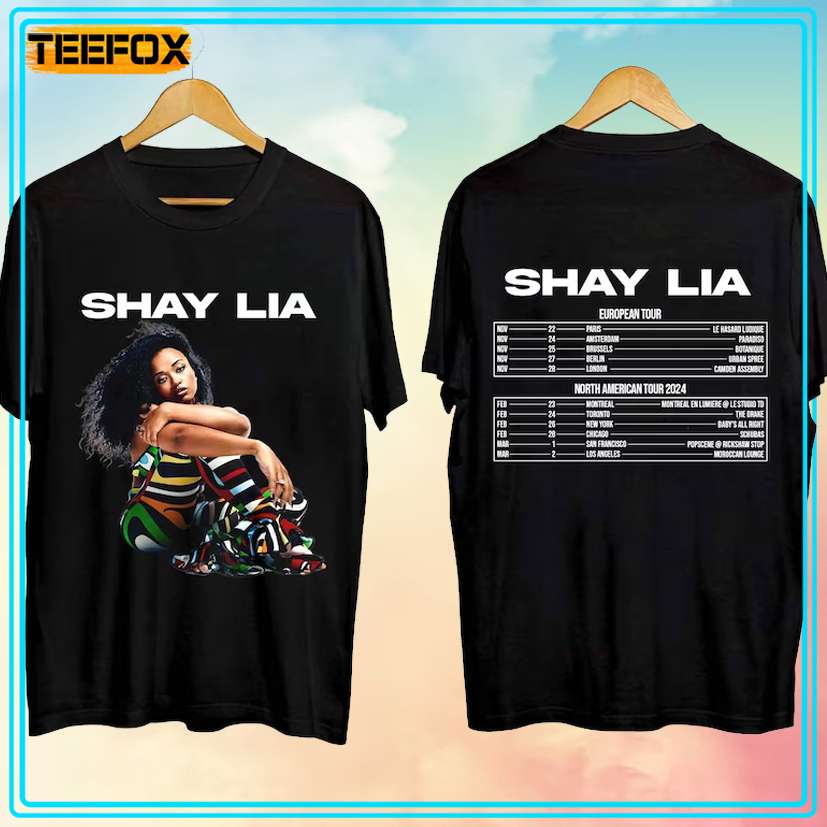 Shay Lia Tour 2024 Concert T-Shirt