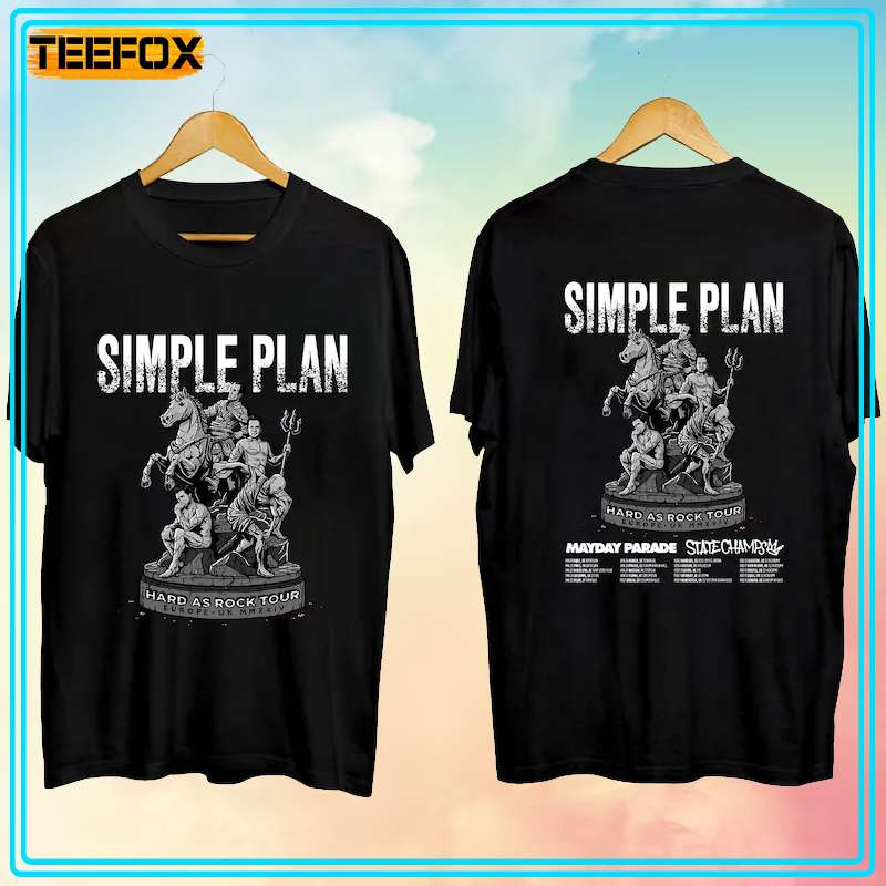 Simple Plan 2024 UK Tour Concert Unisex T-Shirt