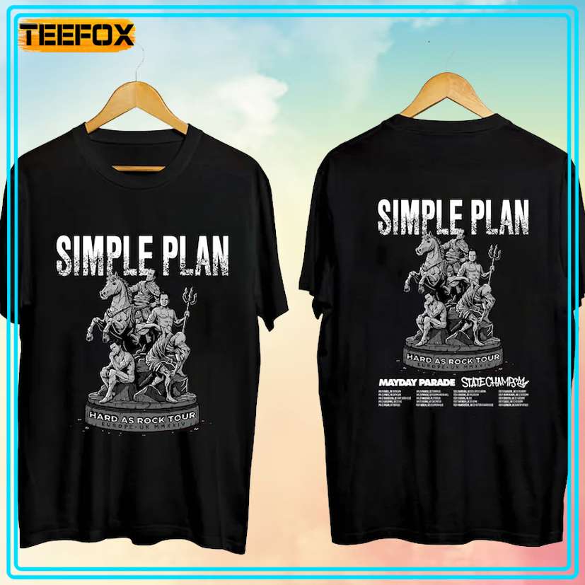 Simple Plan Mayday Parade Tour 2024 T-Shirt