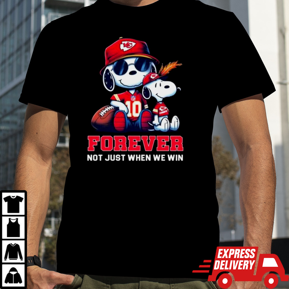 Snoopy Kansas City Chiefs 2024 Forever Not Just When We Win shirt