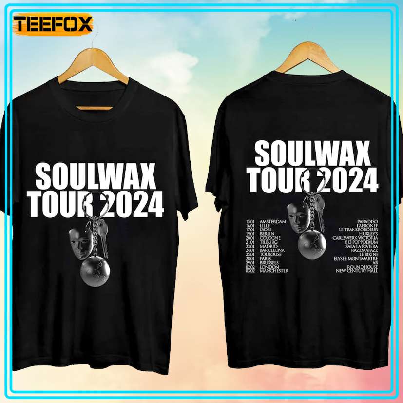 Soulwax Tour 2024 Concert T-Shirt