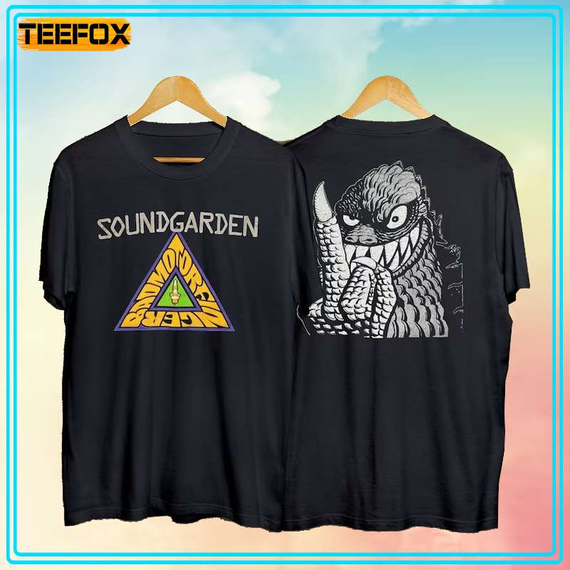 Soundgarden Bad Motor Finger Middle Finger Tour '91 Short-Sleeve T-Shirt