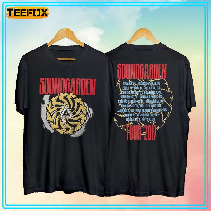 Soundgarden Raglan Tour 2017 Short-Sleeve T-Shirt