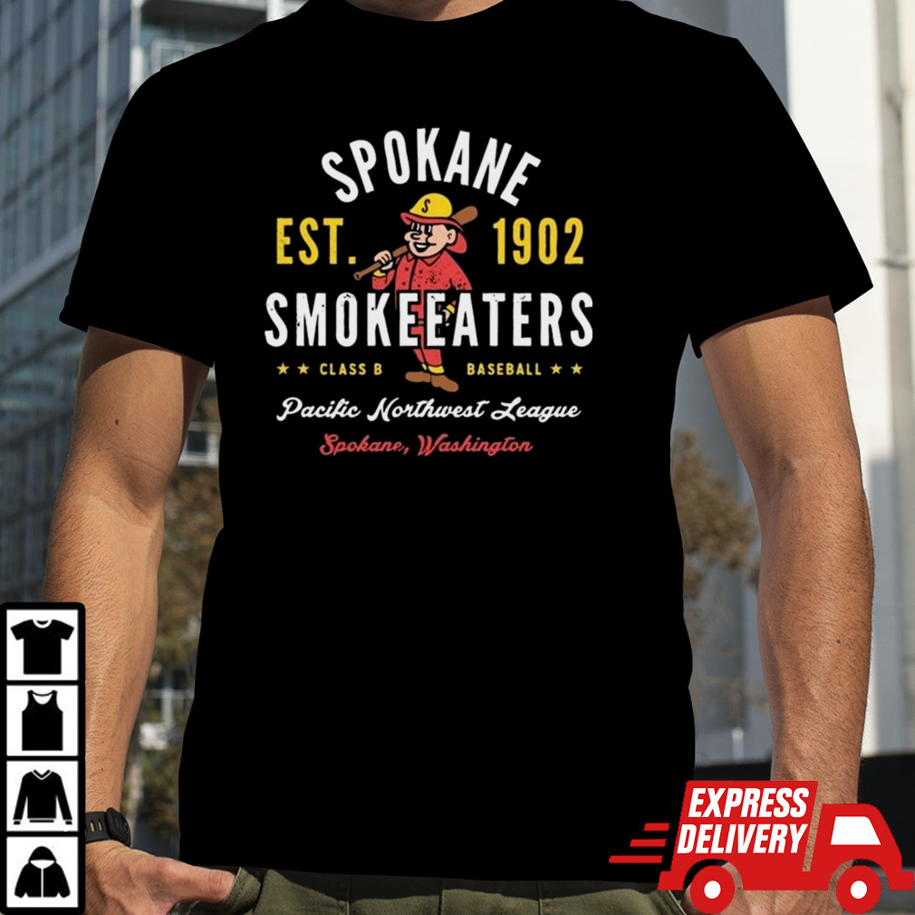 Spokane Smoke Eaters Washington – Vintage Defunct Baseball Teams Shirt