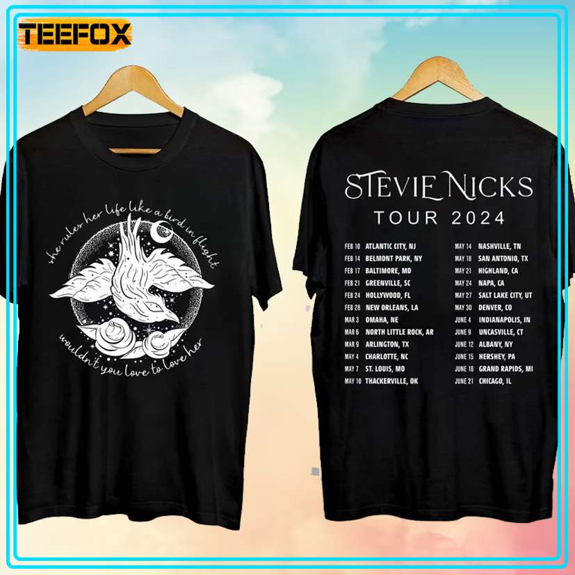 Stevie Nicks Tour Live In Concert 2024 T-Shirt