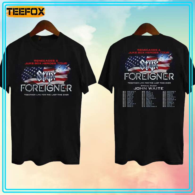 Styx And Foreiner Band Concert 2024 T-Shirt